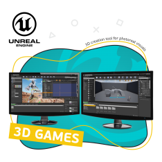 Unreal Engine 4. Игровой движок - КИБЕРшкола программирования для детей, компьютерные курсы для школьников, начинающих и подростков - KIBERone г. Кузьминки