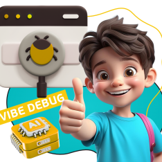 Тестирование & Vibe Debug. Охотники за багами - КИБЕРшкола программирования для детей, компьютерные курсы для школьников, начинающих и подростков - KIBERone г. Кузьминки