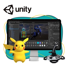 Мир игр на Unity 2D на популярном движке + AI-помощники - КИБЕРшкола программирования для детей, компьютерные курсы для школьников, начинающих и подростков - KIBERone г. Кузьминки
