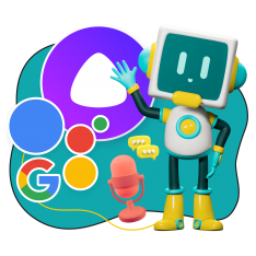 Голосовой помощник Алиса - КИБЕРшкола программирования для детей, компьютерные курсы для школьников, начинающих и подростков - KIBERone г. Кузьминки