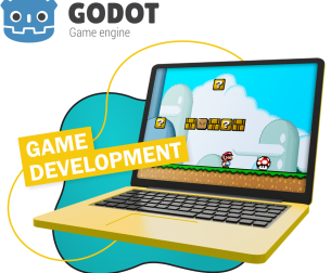 Godot.  Основа создания легендарных игр - КИБЕРшкола программирования для детей, компьютерные курсы для школьников, начинающих и подростков - KIBERone г. Кузьминки