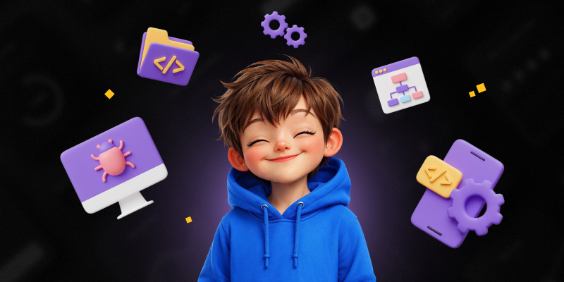 Идеальный сайт с нуля: код, дизайн и AI-помощник - КИБЕРшкола программирования для детей, компьютерные курсы для школьников, начинающих и подростков - KIBERone г. Кузьминки